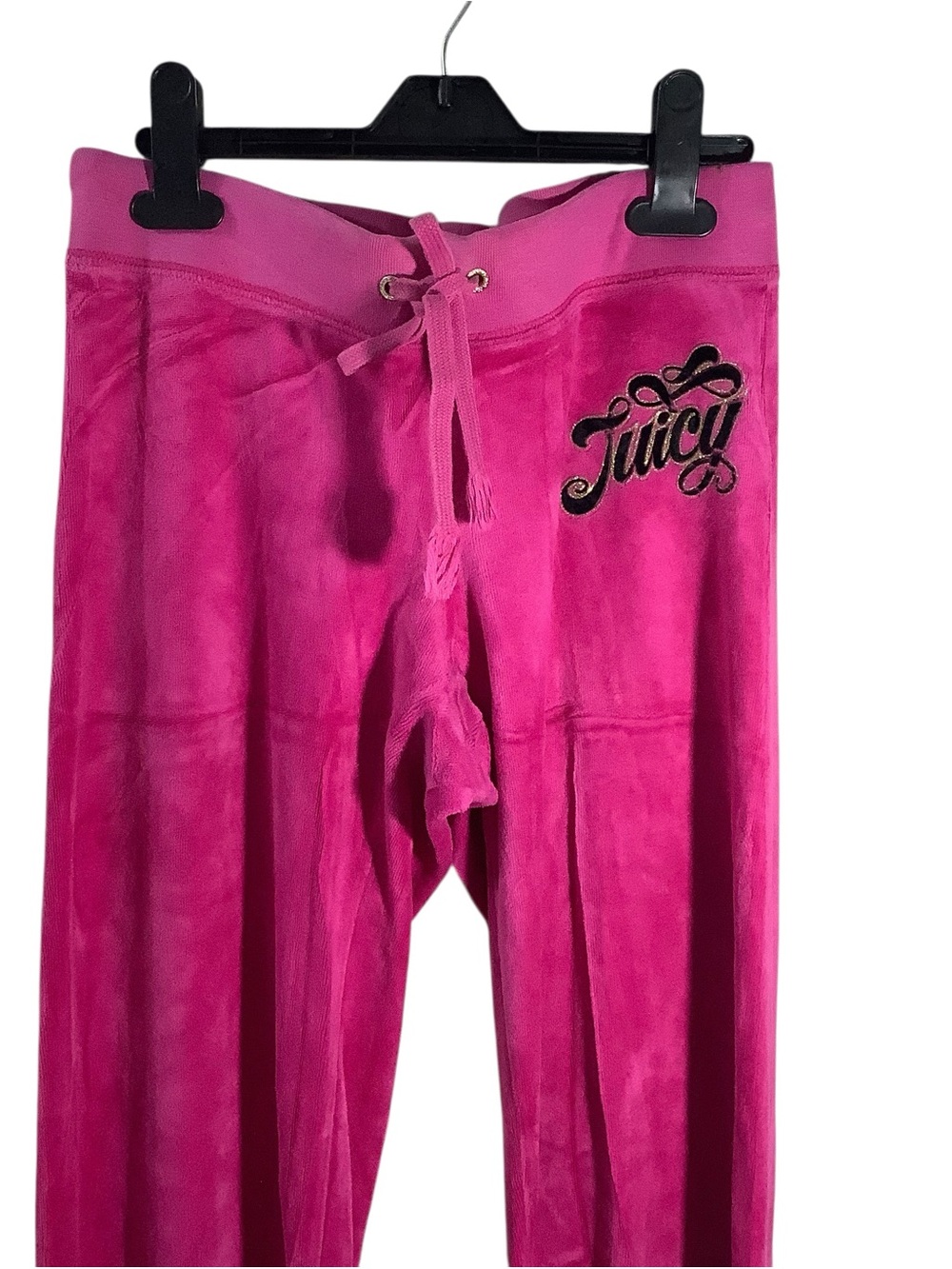 Juicy Couture Velour Lounge Pants with Embroidered Logo Y2K Streetwear - Picture 2 of 8